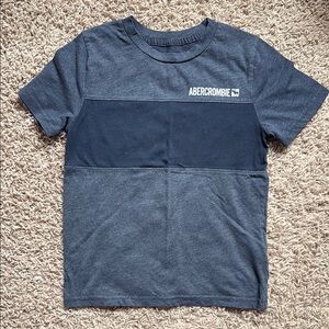 Abercrombie Kids Blue Color-Block Short Sleeve Tee